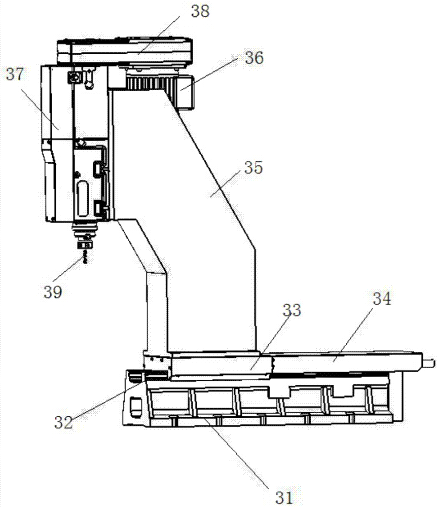 Milling machine and pressing mechanism thereof
