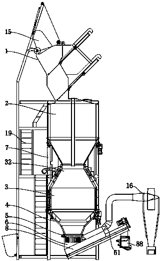 Downdraft carbon-gas co-production gasifier