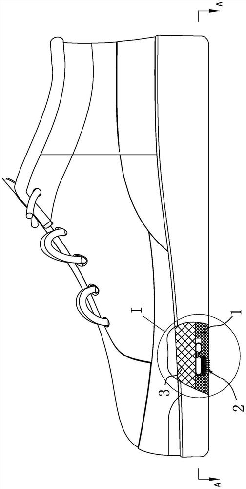 Ice surface anti-skid shoe sole