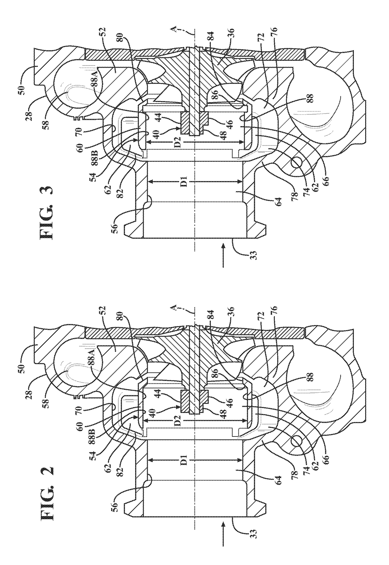 Turbocharger having improved ported shroud compressor housing