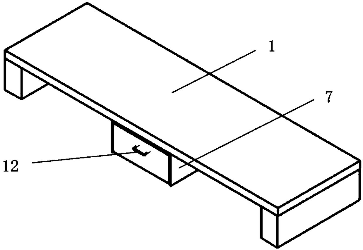 Folding teapoy matched with storage box