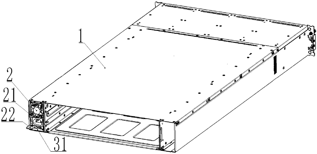 A concealed handle structure of a pluggable module