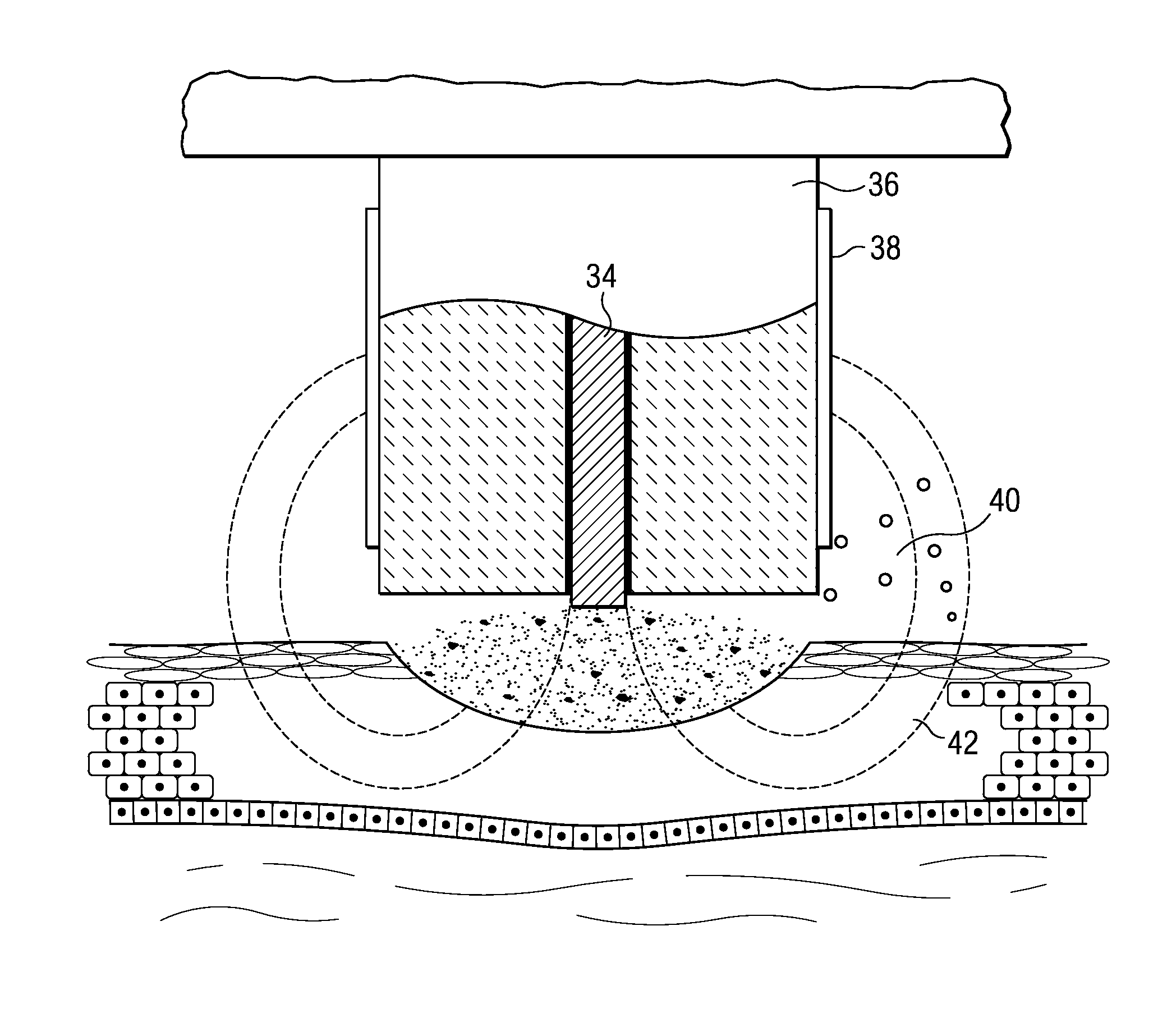 Electrosurgical system and method for sterilizing chronic wound tissue