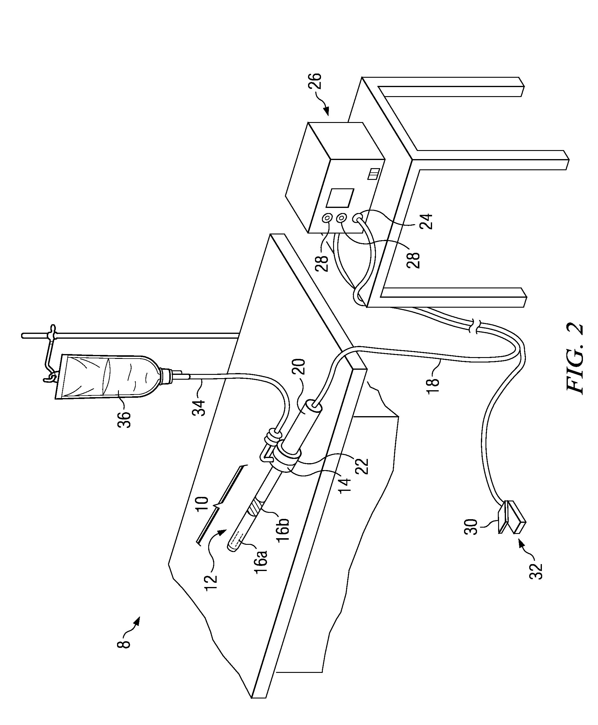 Electrosurgical system and method for sterilizing chronic wound tissue