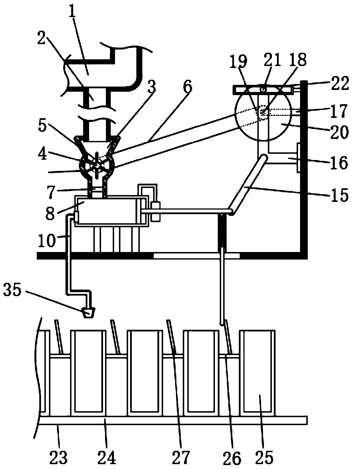 Automatic urine sample collecting system device