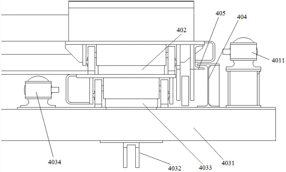 Two-way lateral taking device