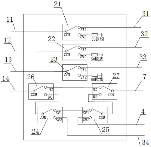 Ultra-short wave radio station interference protection device