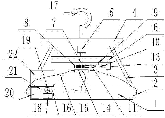 Device for plate locking ratchet wheel positioning