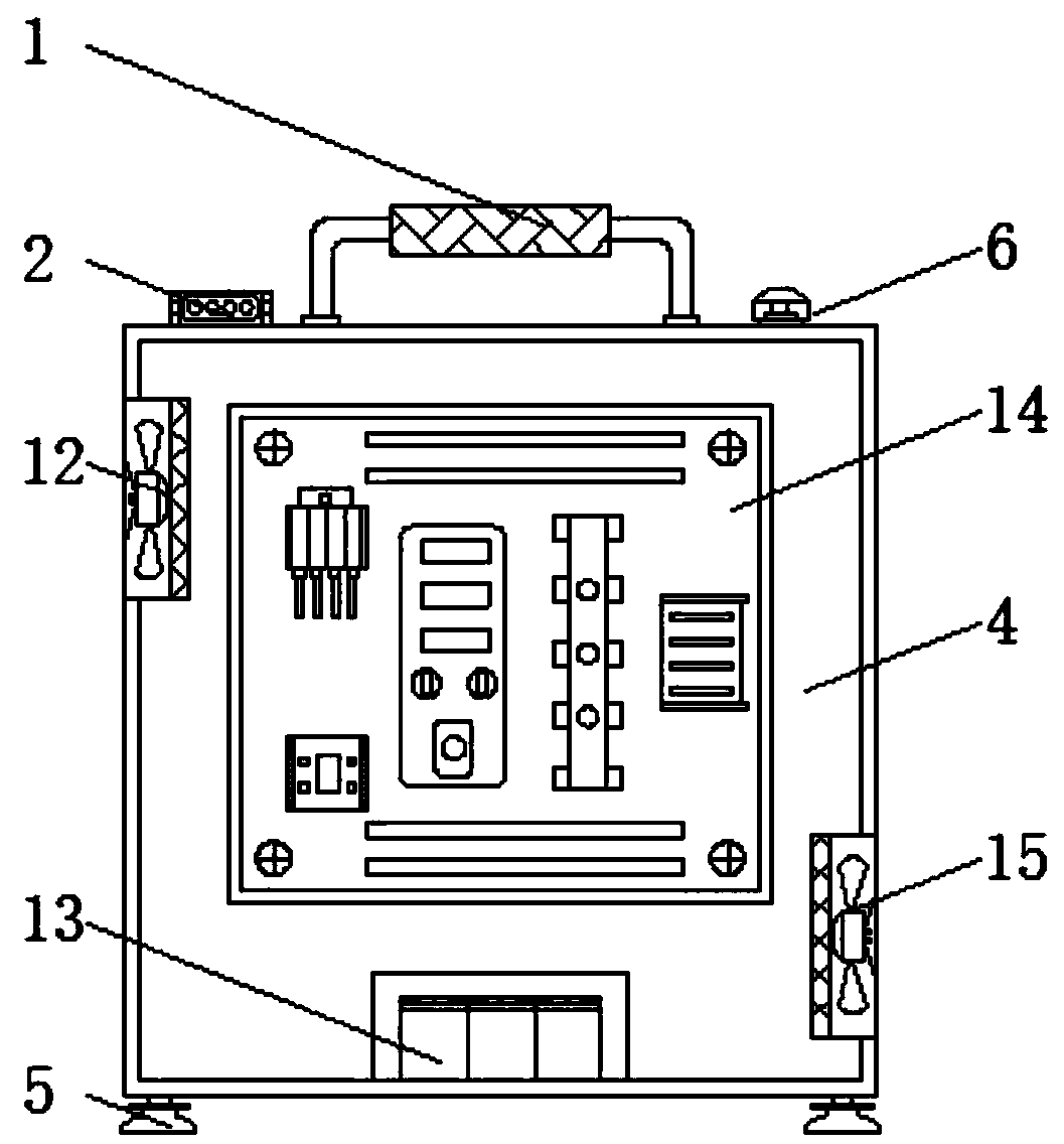 Electric power meter with location function