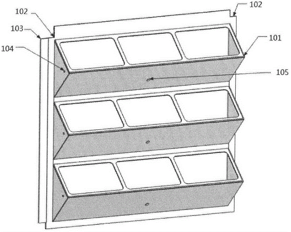 Assembly type plant wall provided with air purifying system and integrated with building