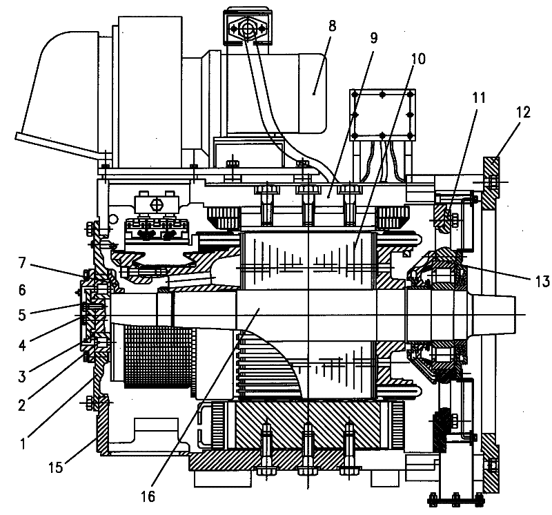 Ship propulsion DC motor