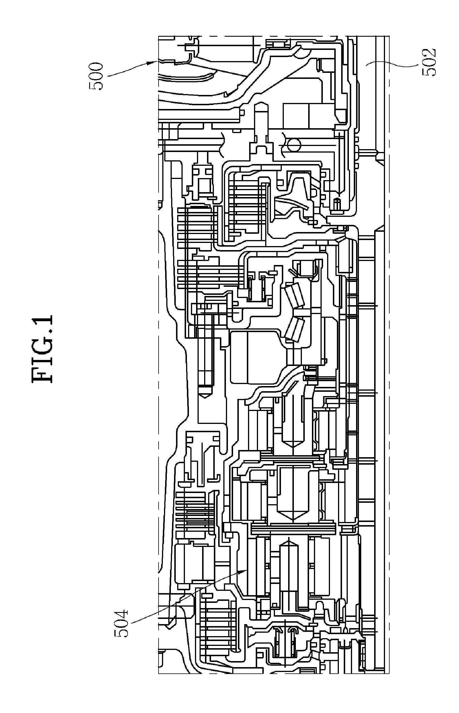 Planetary gear set for transmission