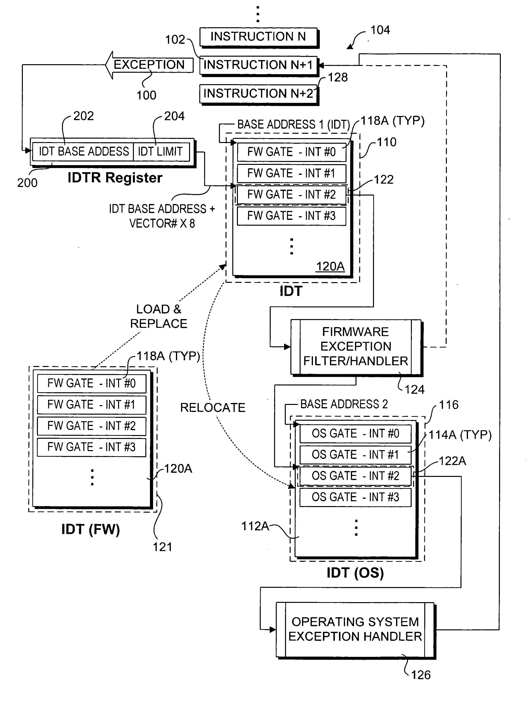 Method and system for firmware-based run time exception filtering