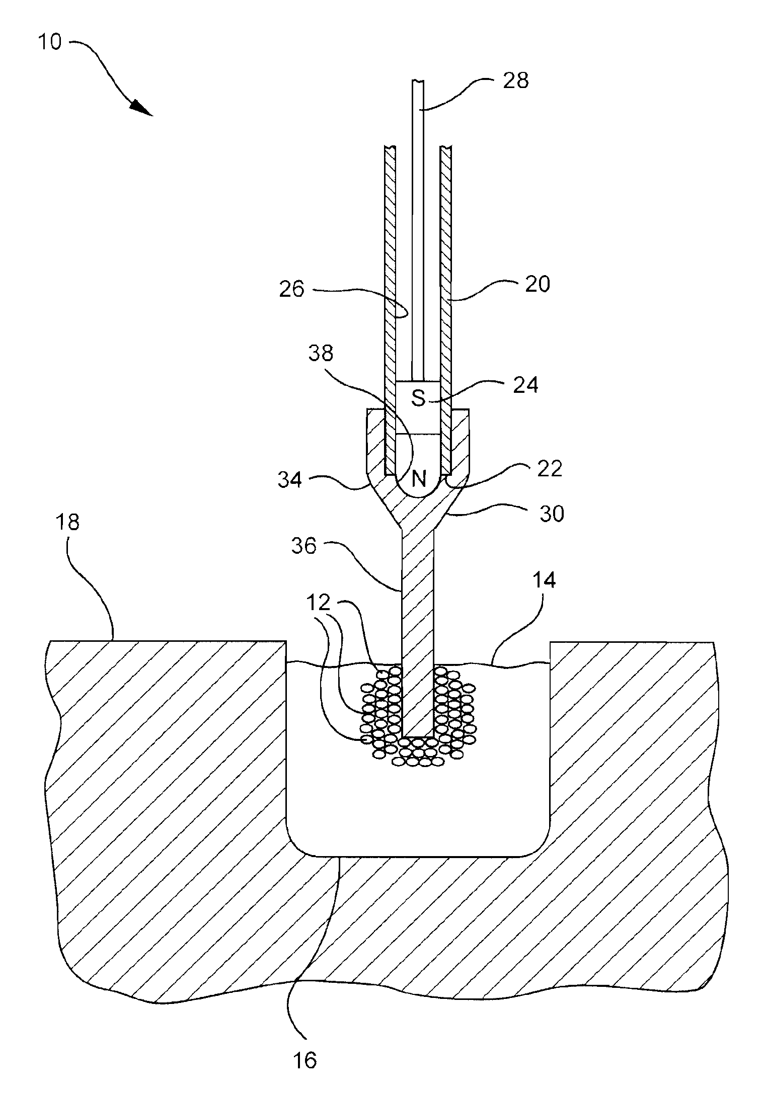 Flux Concentrator for Biomagnetic Particle Transfer Device