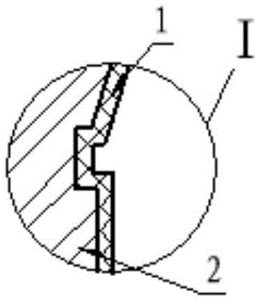 High-pressure mud pump sandwiching concrete piston and its manufacturing method