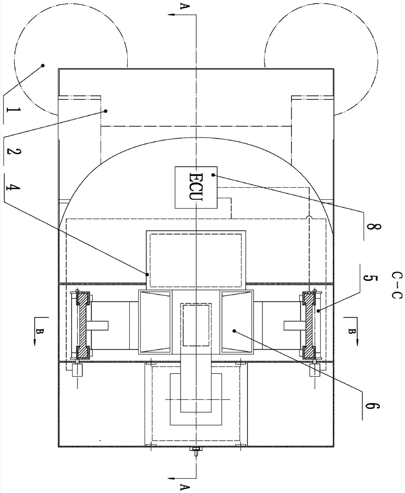 Method and device for dumping garbage with double transfer buckets of electric cleaning vehicle