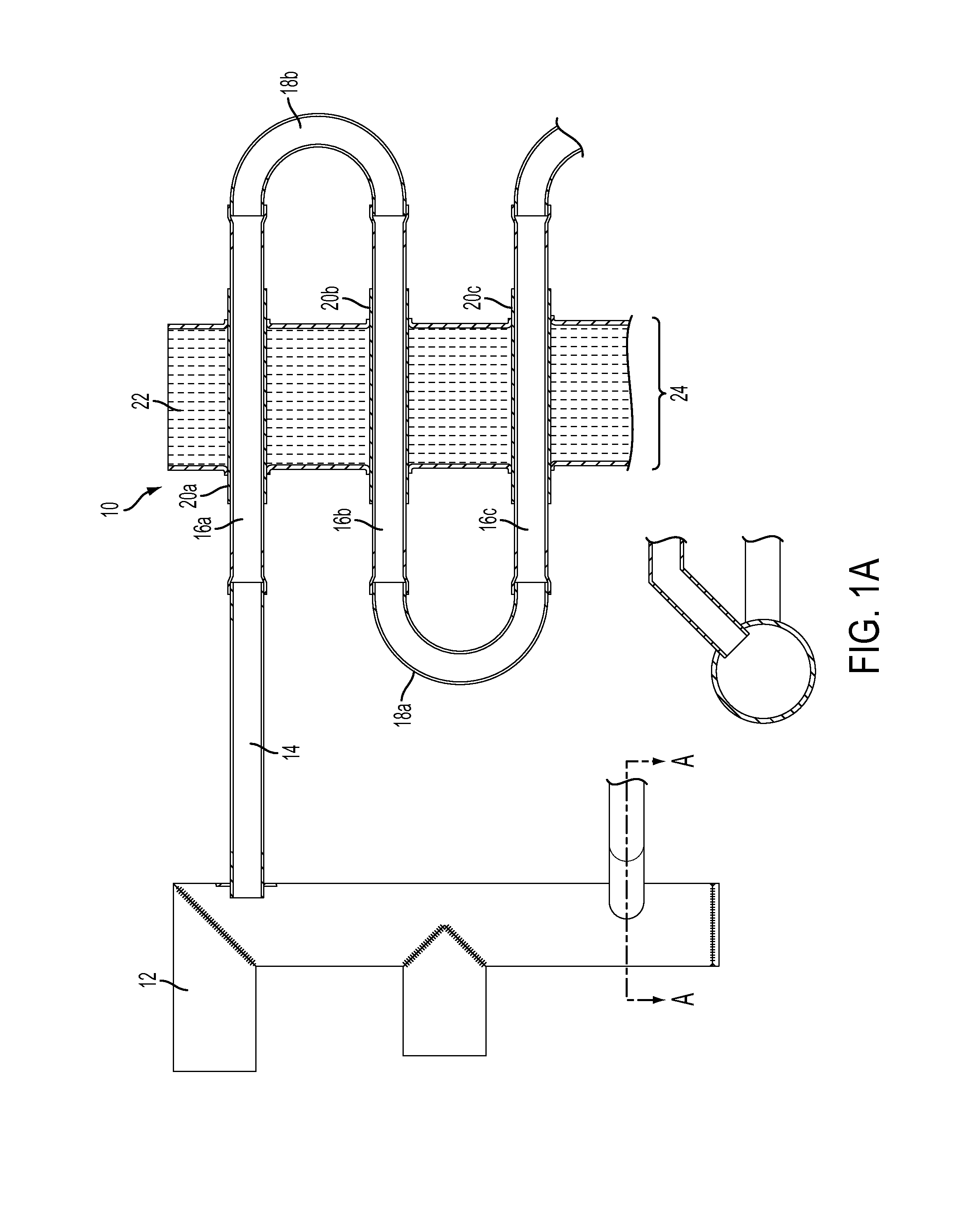 Double-Walled Dry Heat Exchanger Coil With Single-Walled Return Bends