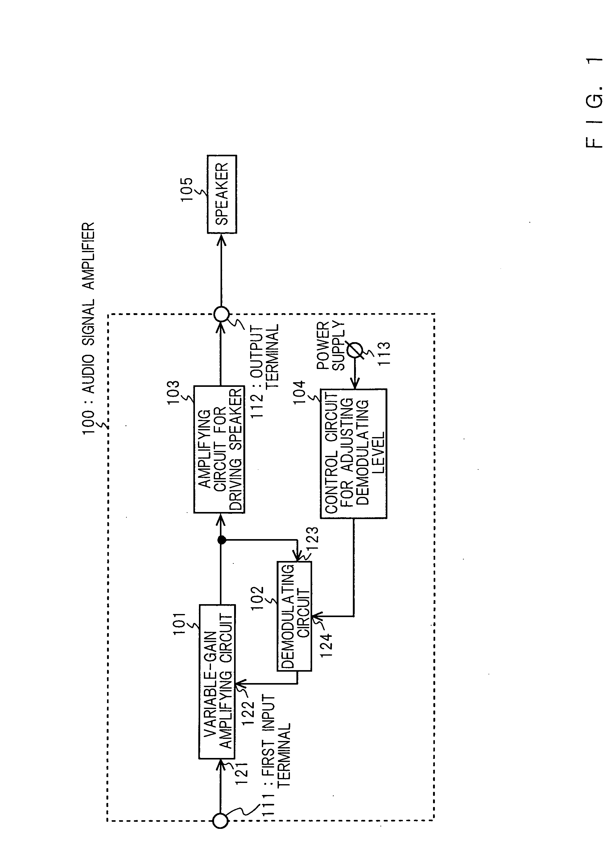 Audio signal amplifier and audio apparatus having the same