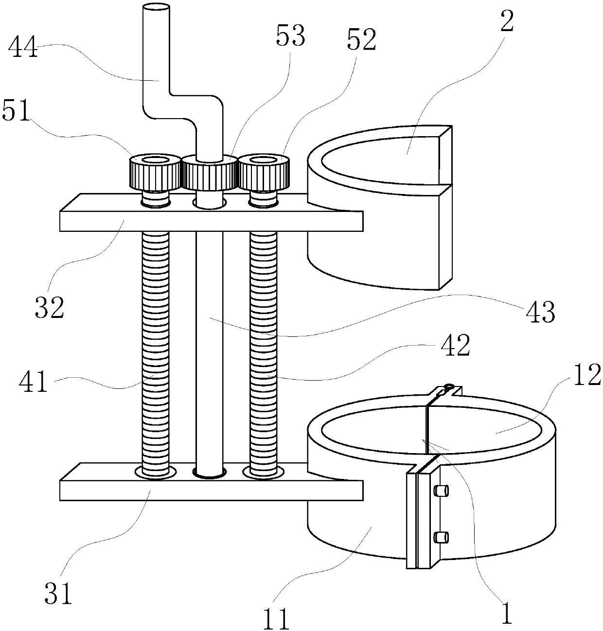 Quick pipe connecting tool