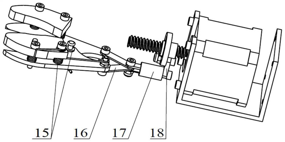A kind of manipulator terminal device and its picking method for stringing tomatoes