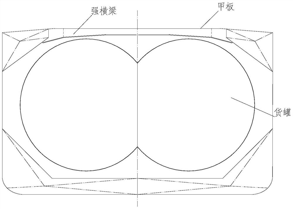 Liquefied gas carrier deck structure