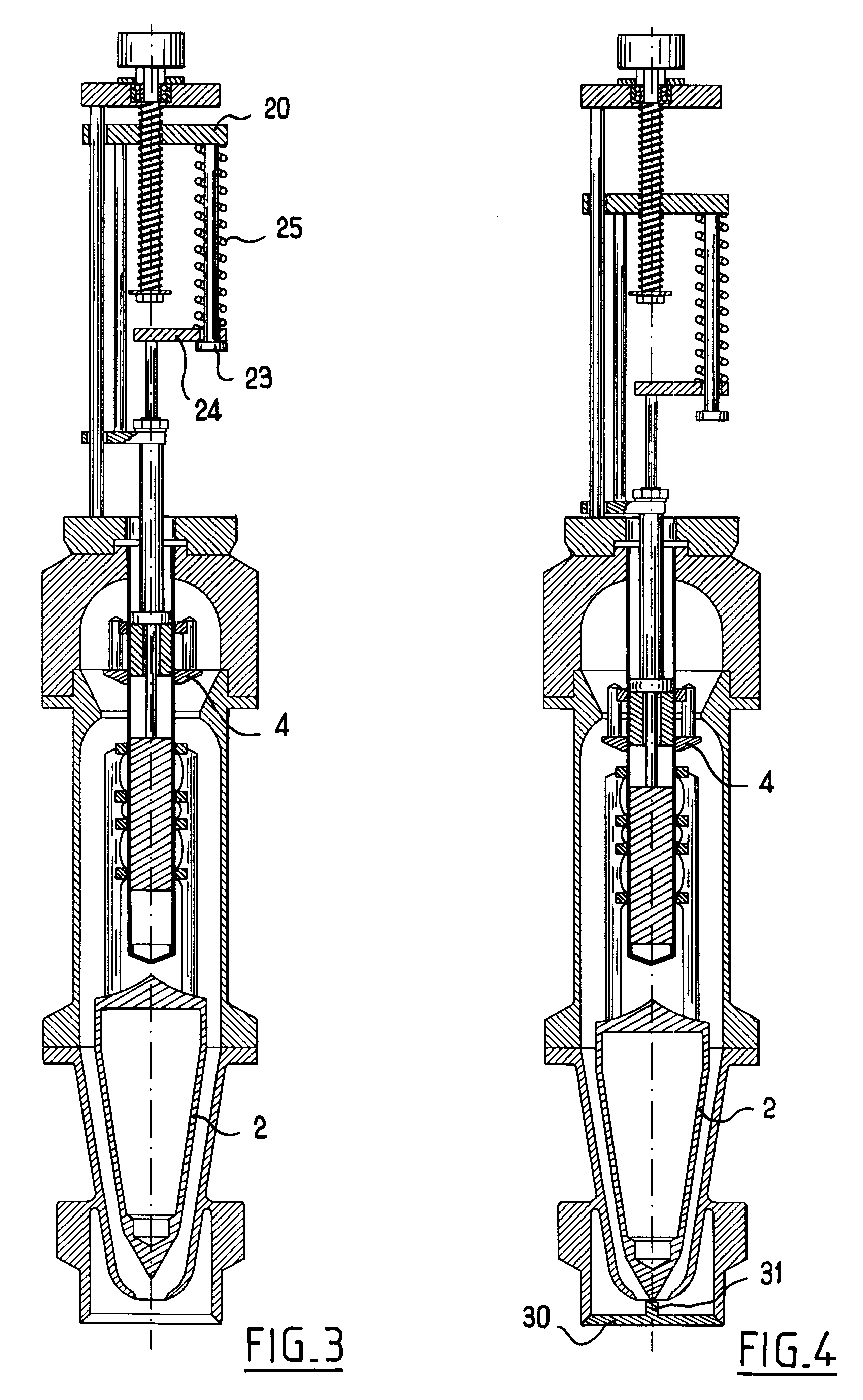 Filling spout whose flow rate can be adjusted by a single actuator device