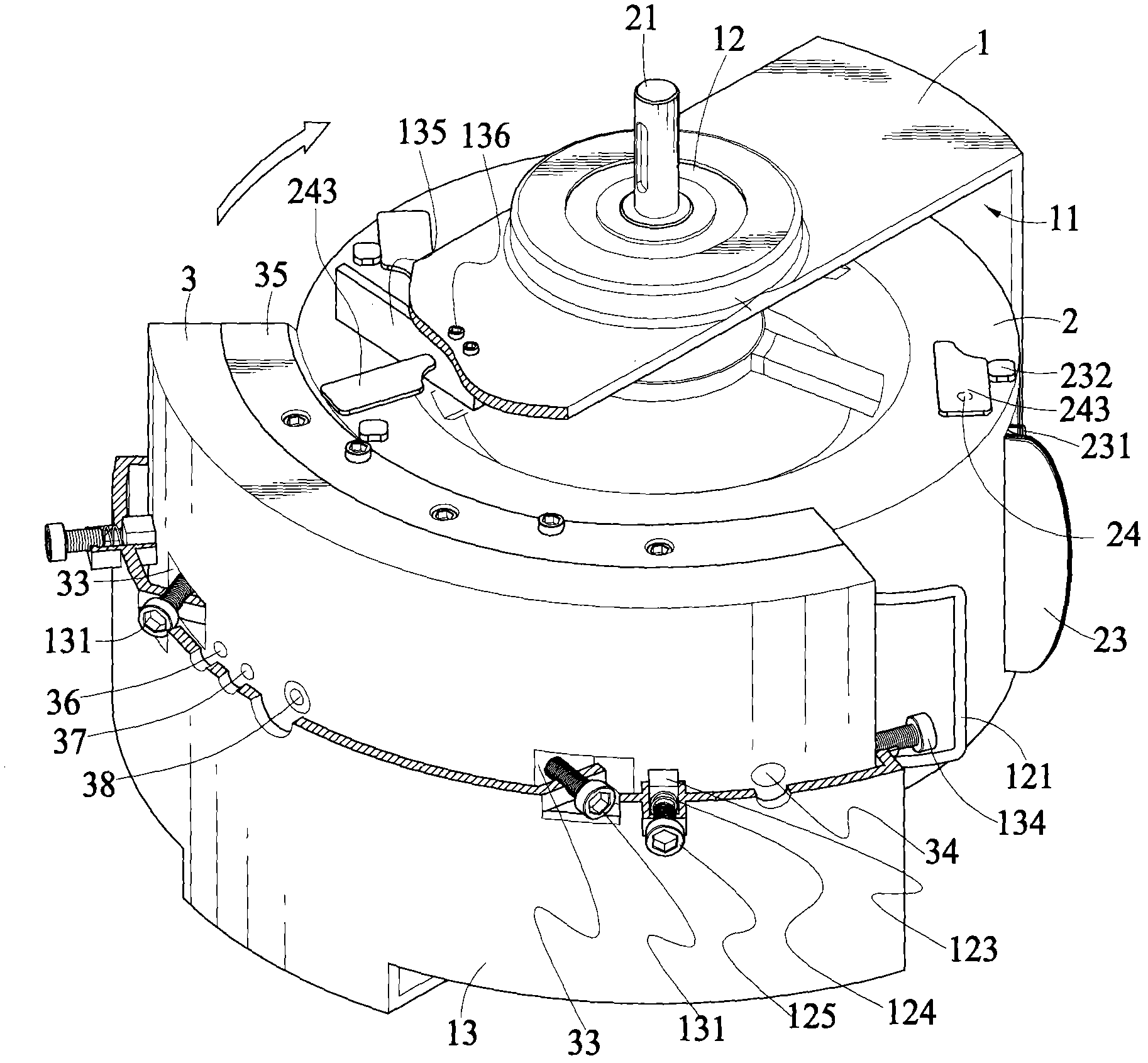 Improved structure of rotary engine