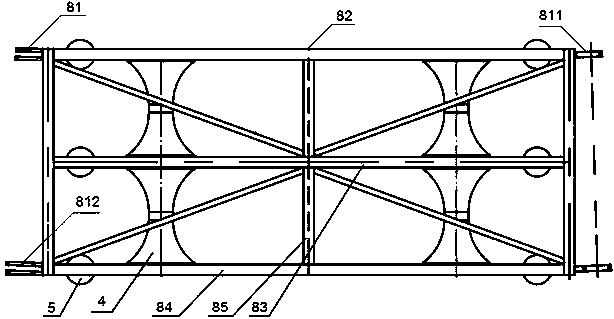 Second transfer belt turning device