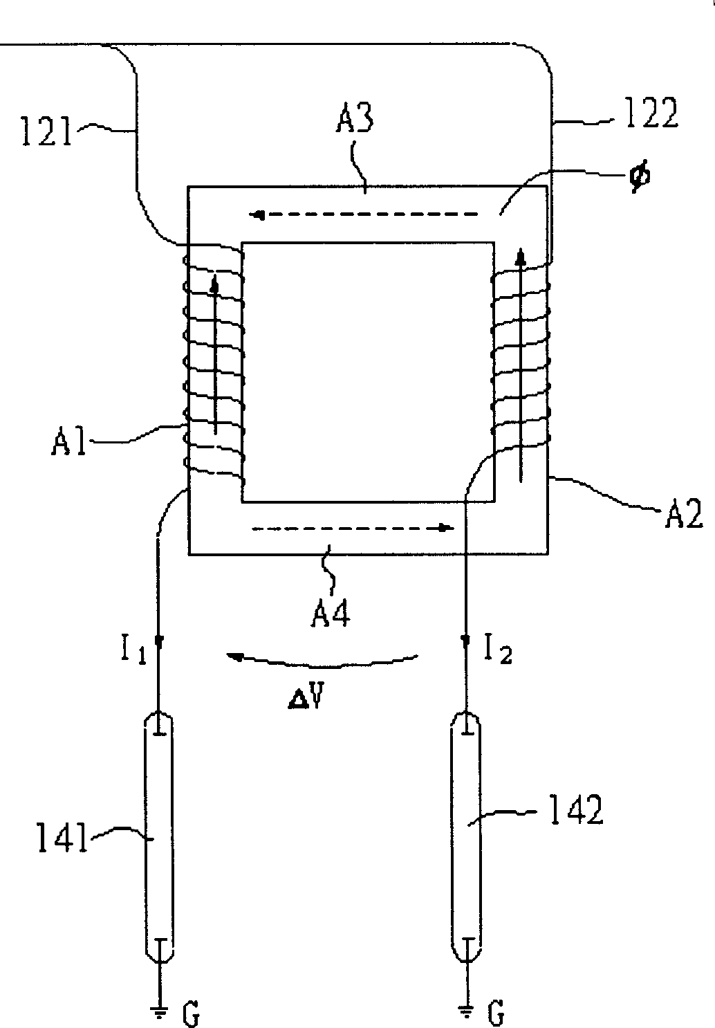 Lamp tube current equalizing method and applied circuit