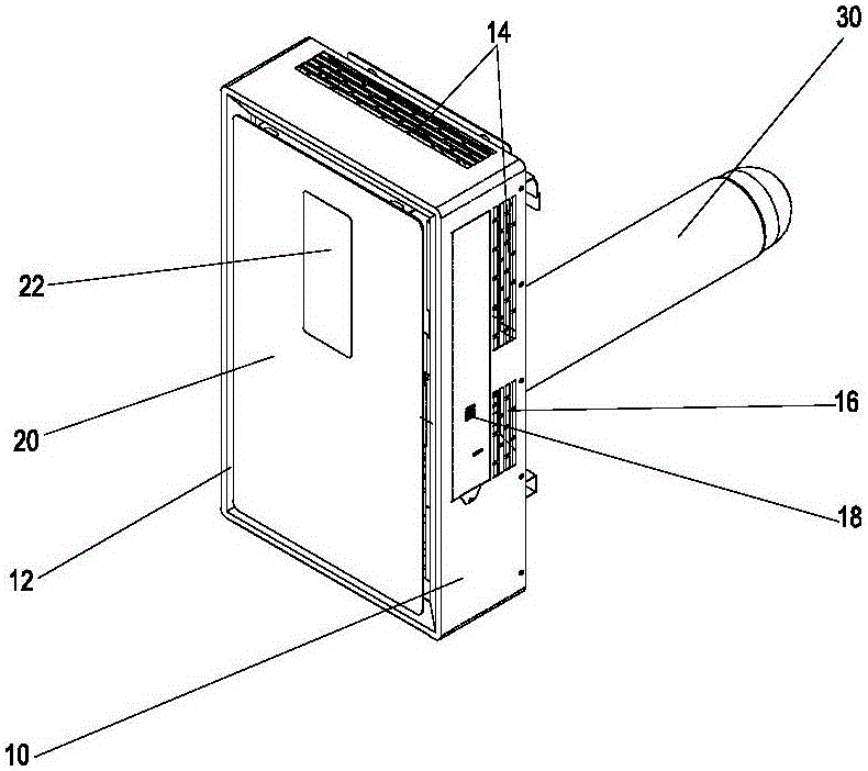 Internal and external circulation air purifier and method