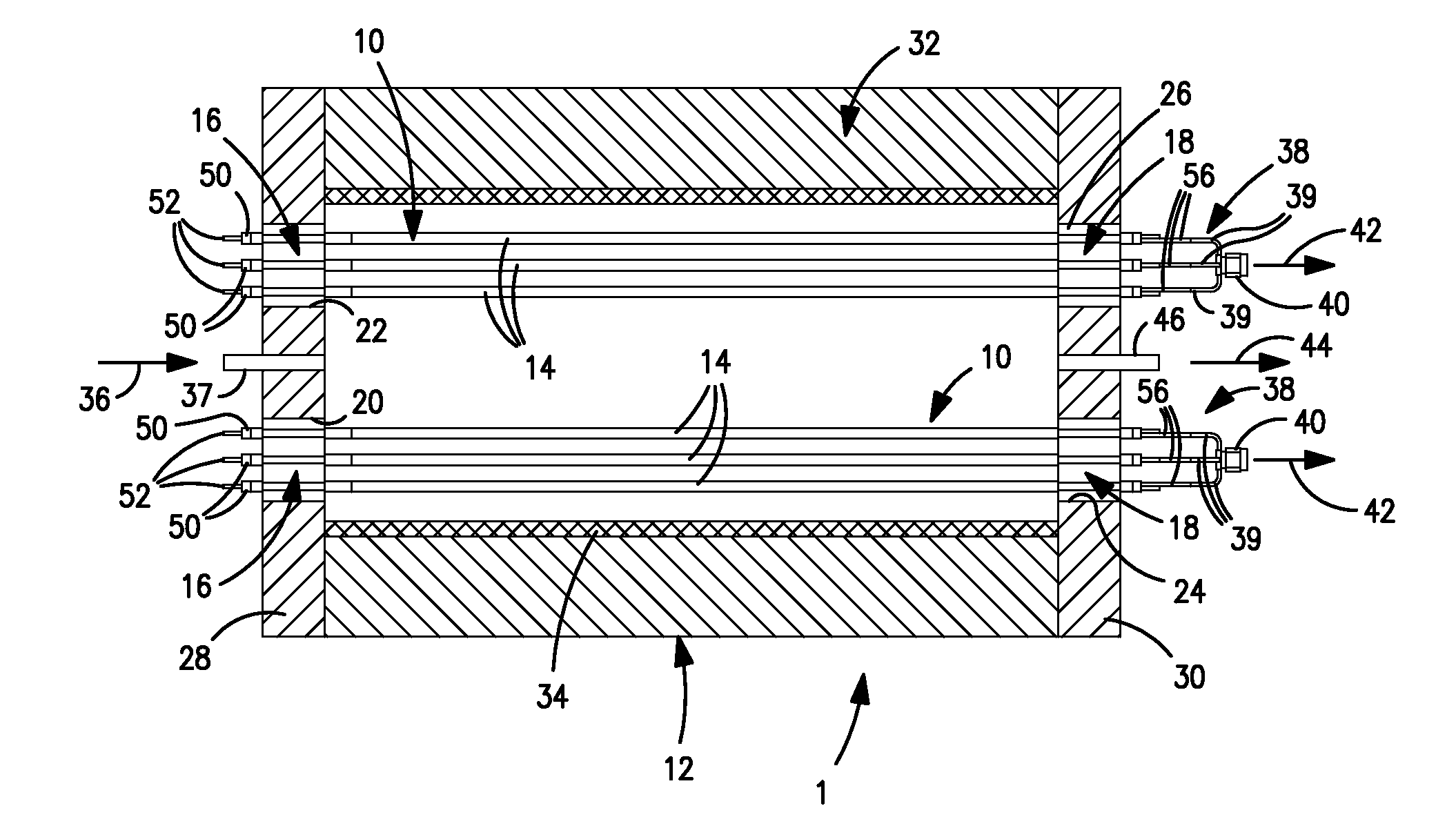Oxygen separation assembly and method