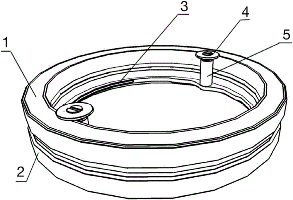 Fastening-type micro-nail magnetic-squeezing anastomosis ring