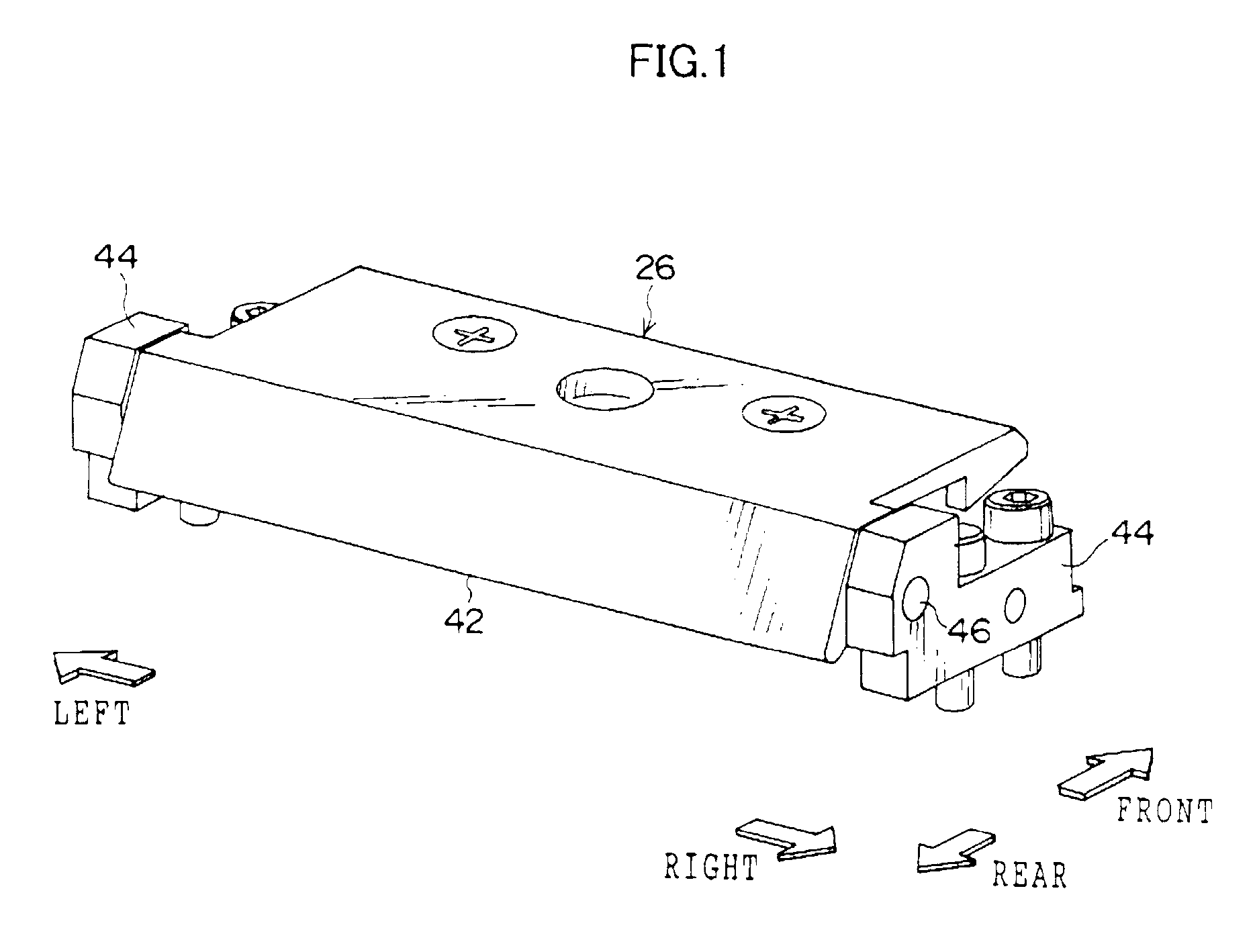 Sheet material fixing device