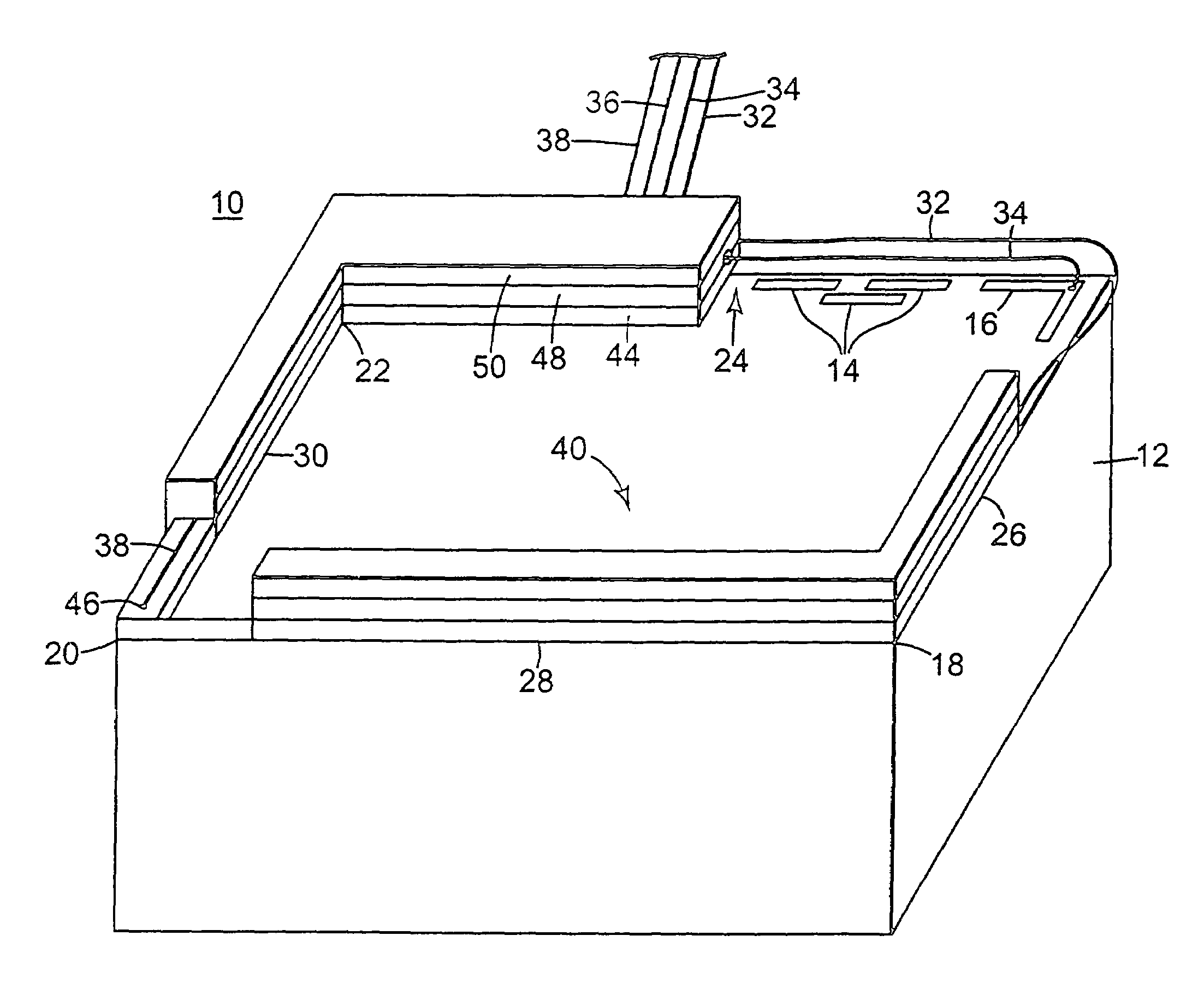 Method of applying an edge electrode pattern to a touch screen