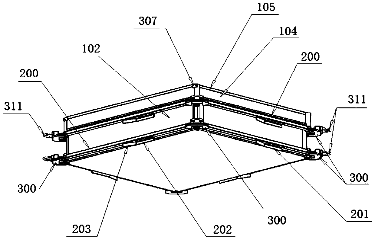 A corner splint positioning and tensioning device