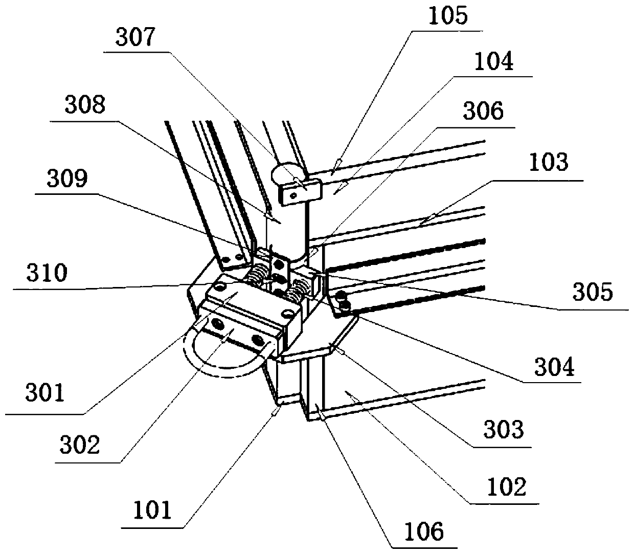 A corner splint positioning and tensioning device