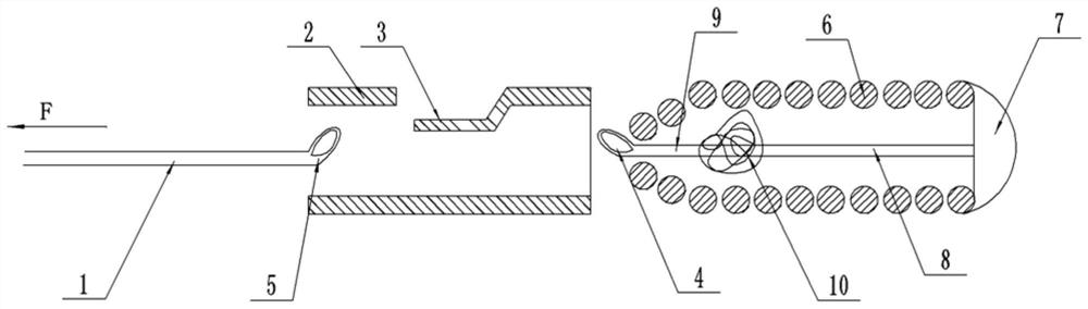 Mechanical release coil system