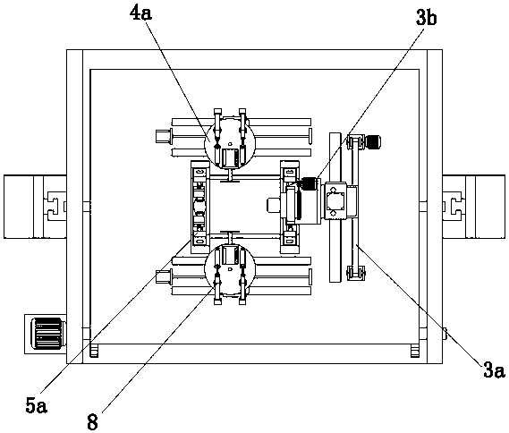 Working method of small-scale construction wood processing mechanical device