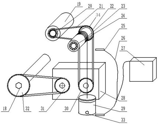 Intelligent belt tension constant keeping device and method