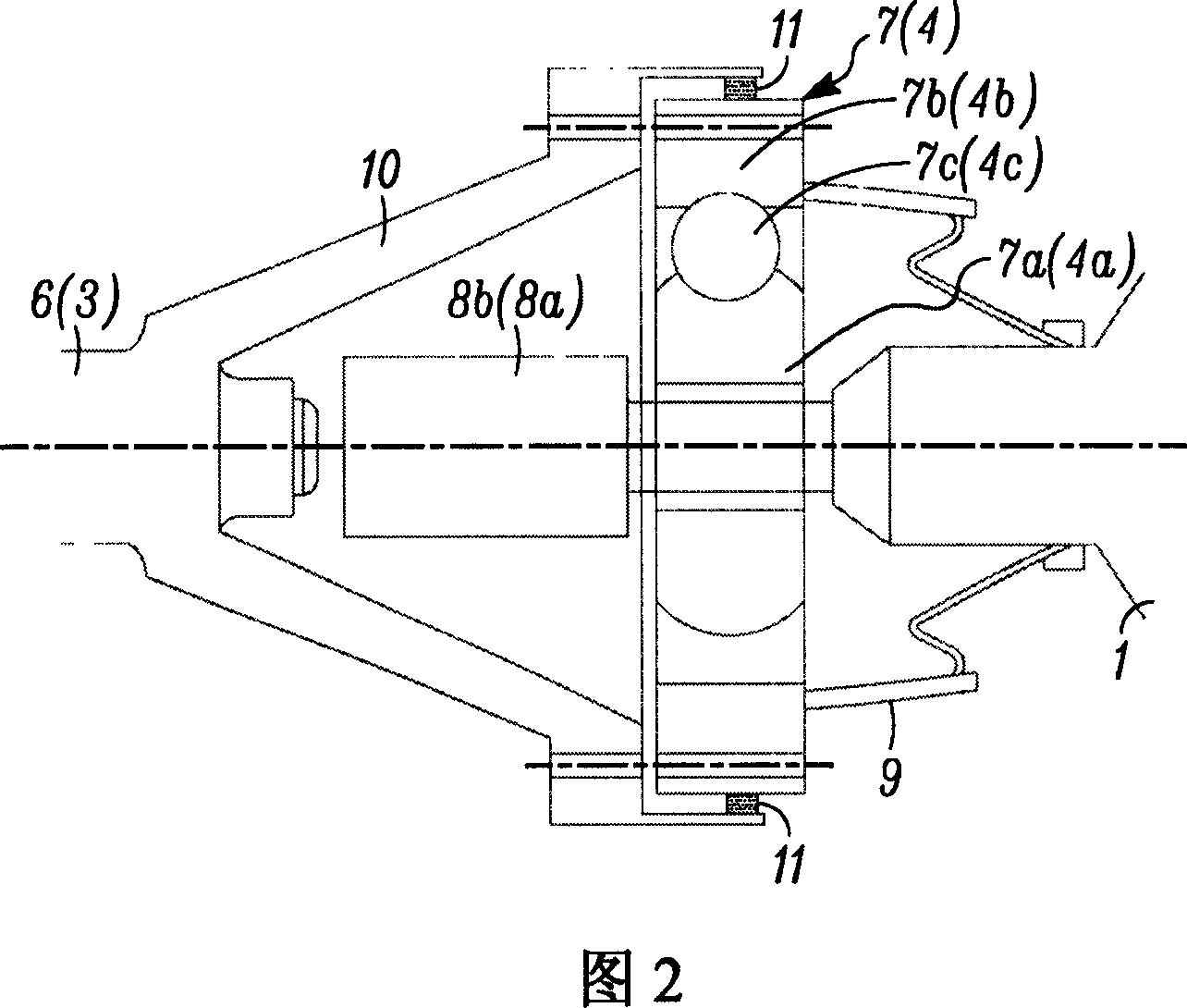 Vibration transfer rate reducing device and method