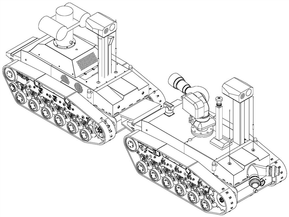 A method for collaborative reconnaissance and fire extinguishing of clustered fire-fighting robots