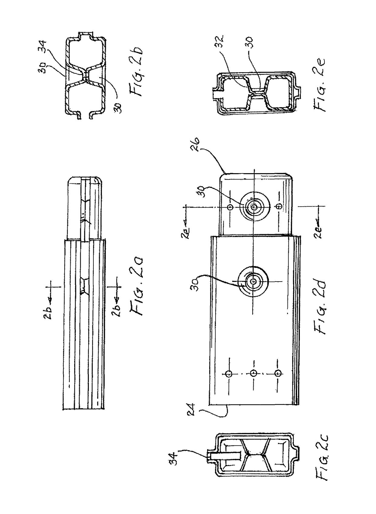 Segmented sign frame