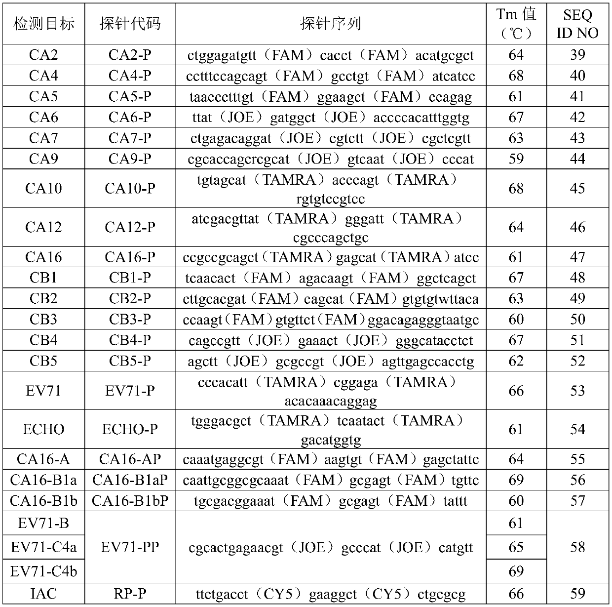 Nucleic acid reagents, kits and systems for detecting enteroviruses