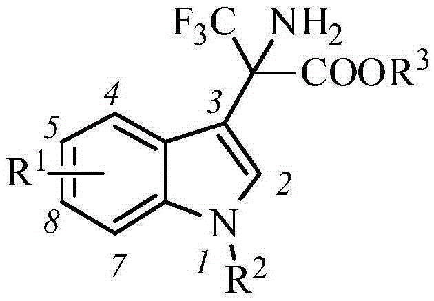 A kind of indole-alpha-amino acid compound and its application in the preparation of anti-AIDS drugs