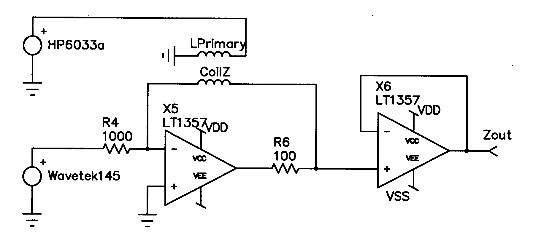 Current sensor with magnetic toroid dual frequency detection scheme