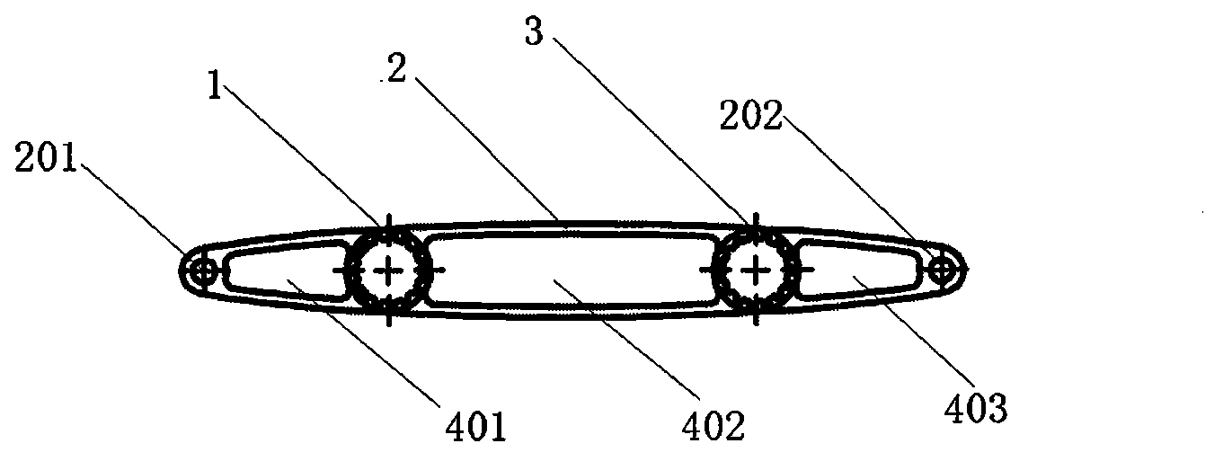 Flue gas waste heat recovery element and device capable of breaking through low temperature dew point