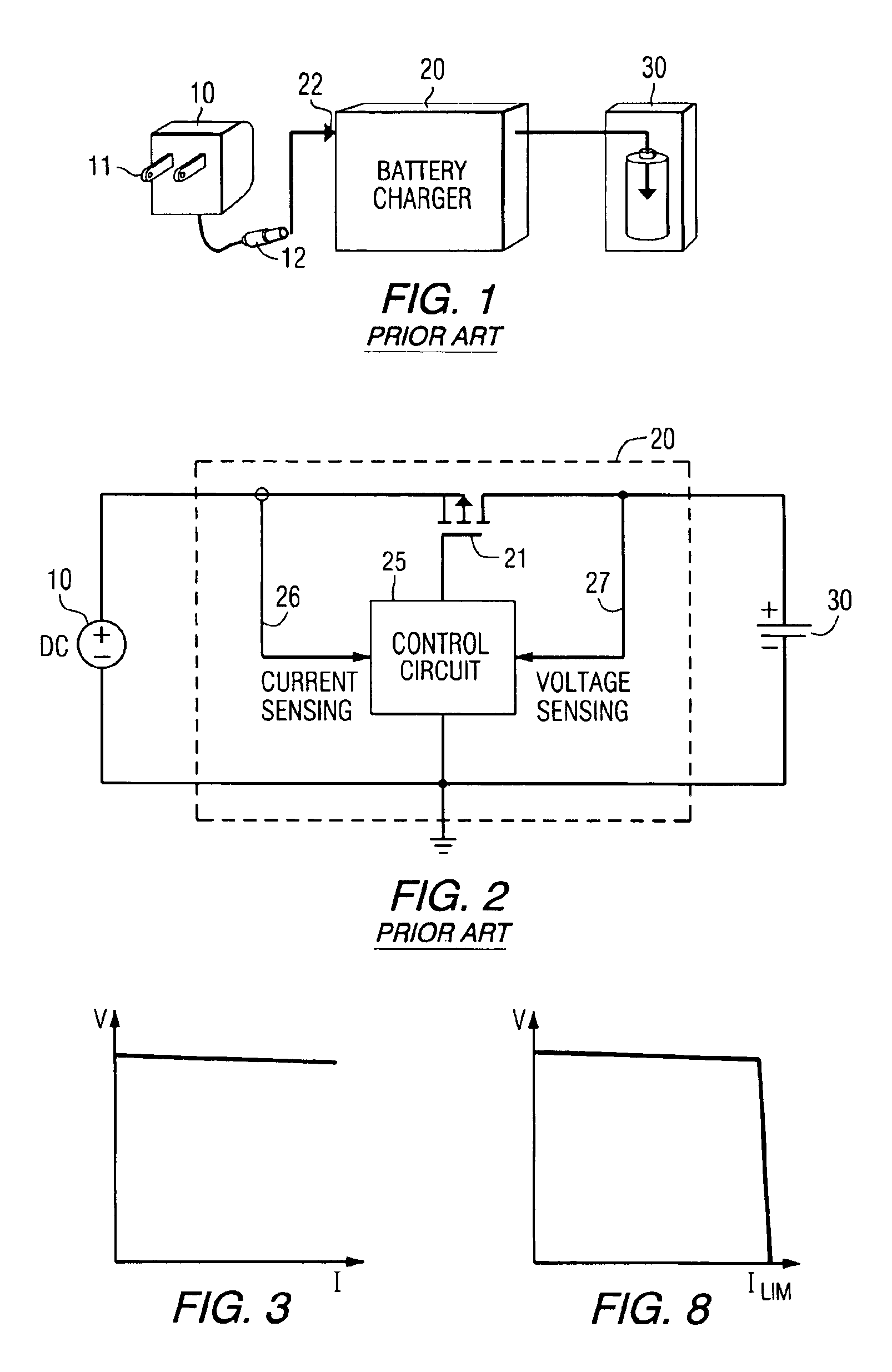 Li-ion/Li-polymer battery charger configured to be DC-powered from multiple types of wall adapters