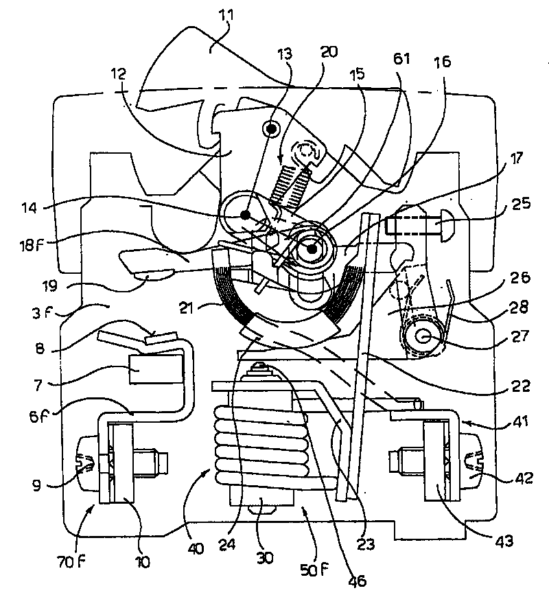 Differential thermomagnetic switch