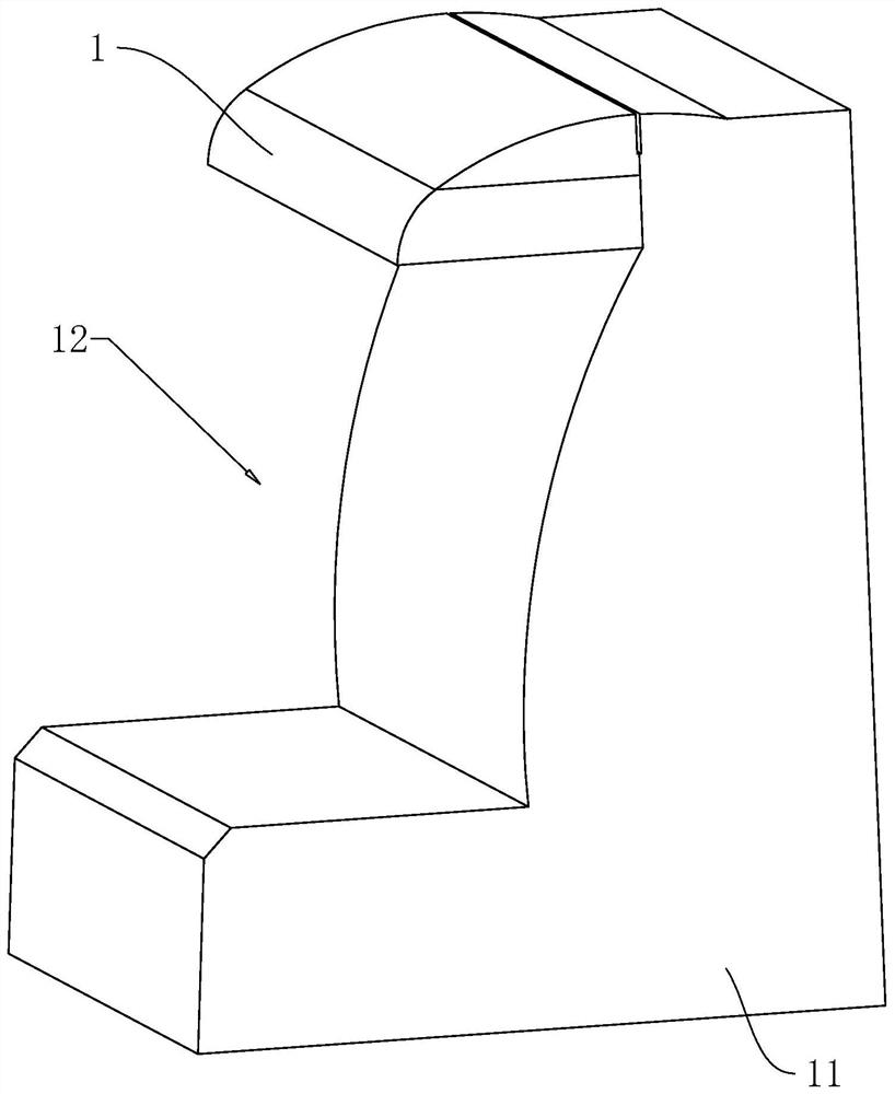 Dangerous rock support and support treatment method applying same