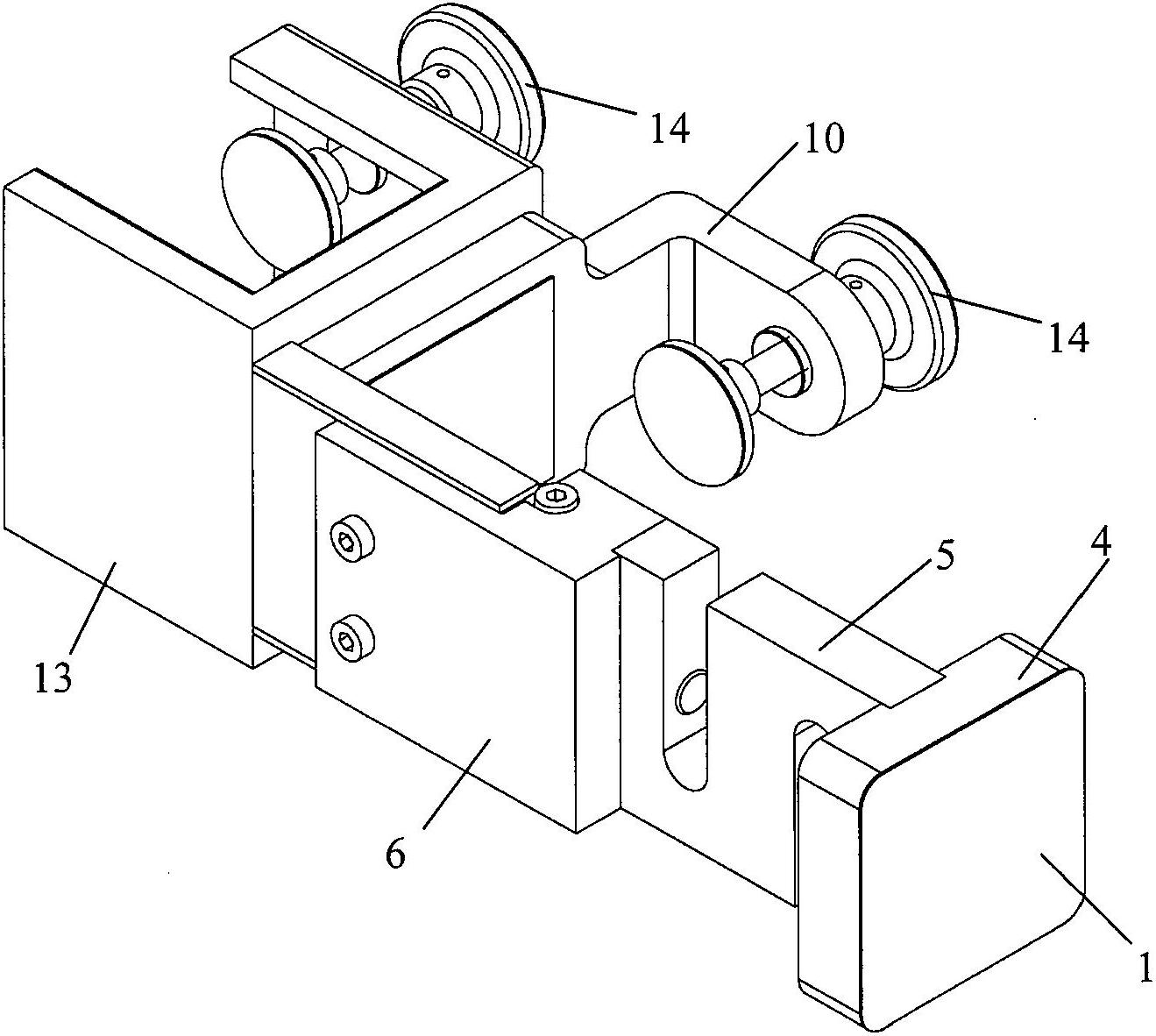 Comprehensive testing device and method for rudder pedal force and angle in control cabin